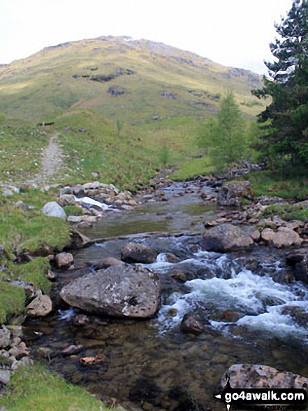 Beinn Tulaichean from Inverlochlarig Burn