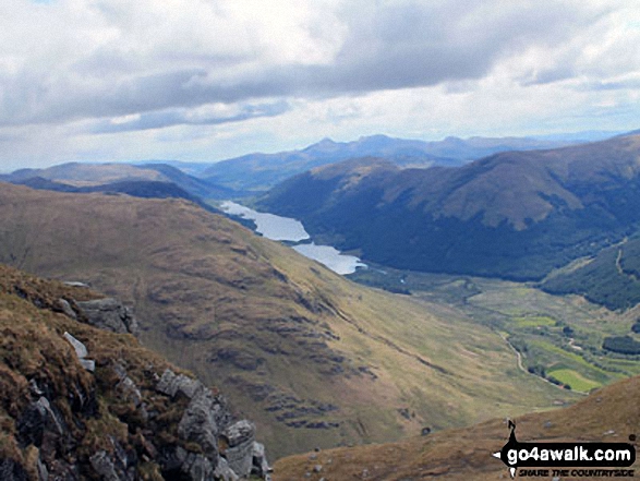 Loch Doine, Loch Voil, Stob Fear-tomhais (Ceann na Baintighearna) and Inverlochlarig from Beinn Tulaichean