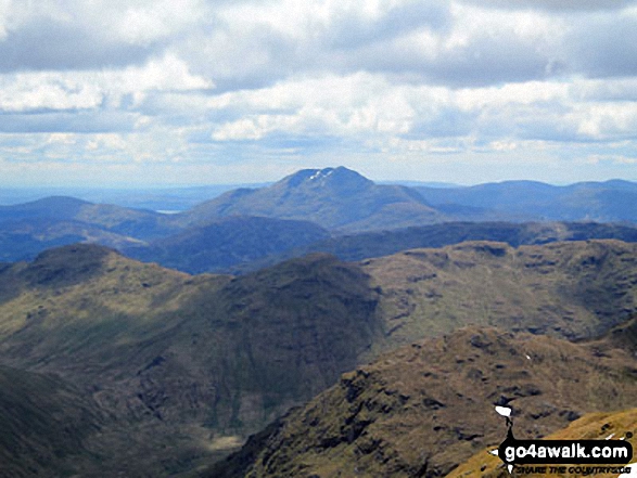 Ben Lomond from the summit of Cruach Ardrain 