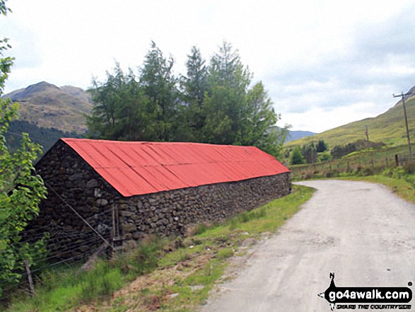 Outhouse near Inverlochlarig Farm 