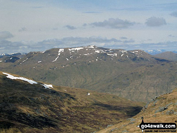 Beinn Sheasgarnaich from the summit of Sgiath Chuil