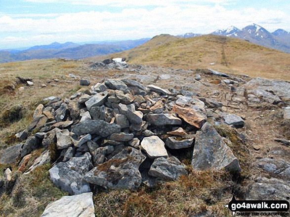 Meall a' Churain summit cairn 