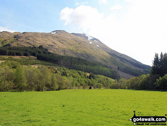 Sgiath Chuil looms over Glen Dochart near Auchessan