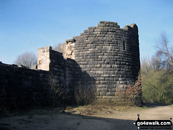 Walk l217 Lever Park, Winter Hill (Rivington Moor) and Rivington Pike from Rivington Lane - The Castle (Lower Rivington Reservoir)