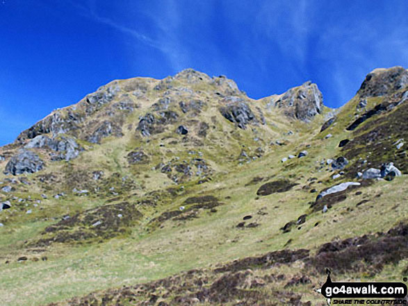 Meall nan Tarmachan from Lochan Beinn Chabhair