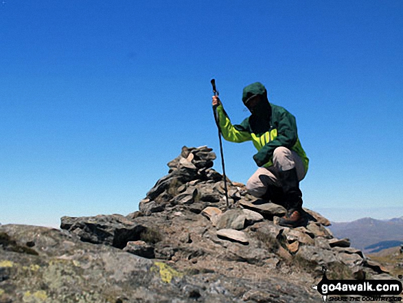 On the summit of Beinn Chabhair 