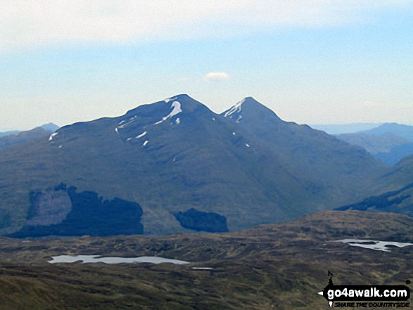 Ben More and Stob Binnein from Beinn Challum summit