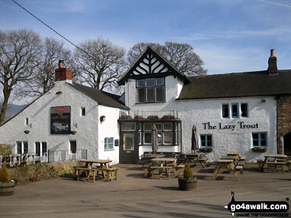 Walk s176 Gun (Staffordshire) from Meerbrook - The Lazy Trout in Meerbrook