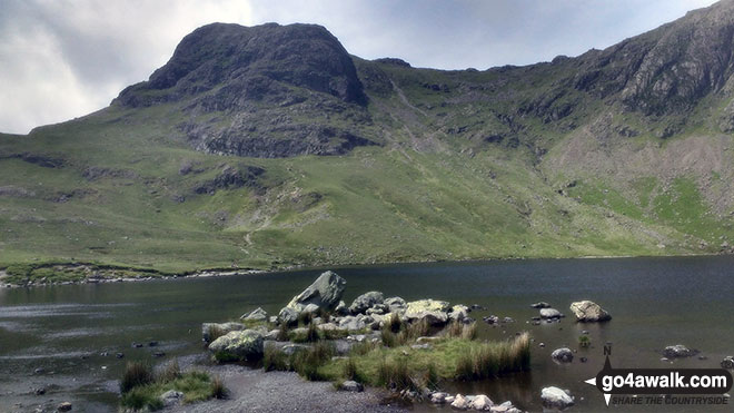 Harrison Stickle and Pavey Ark beyond Stickle Tarn