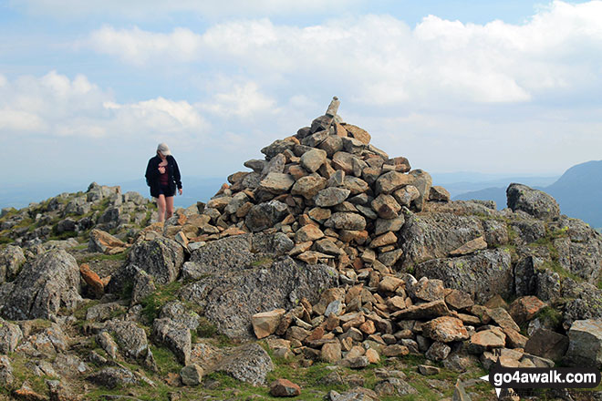 Harrison Stickle summit cairn 