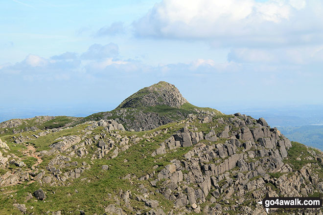 Walk c418 The Langdale Pikes via North Rake and Rossett Pike from Great Langdale - Harrison Stickle from Pike of Stickle (Pike o' Stickle)