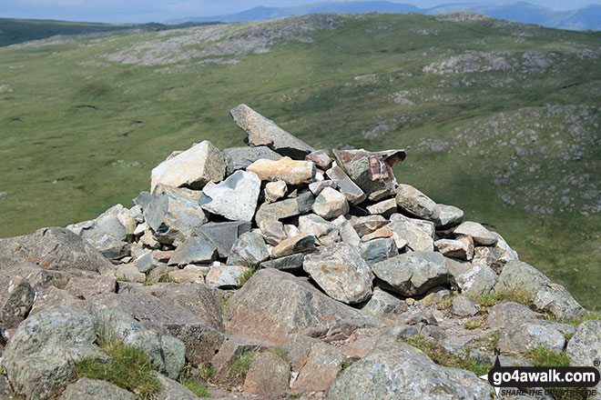 Walk c208 Harrison Stickle and High Raise from The New Dungeon Ghyll, Great Langdale - Pike of Stickle (Pike o' Stickle) summit cairn