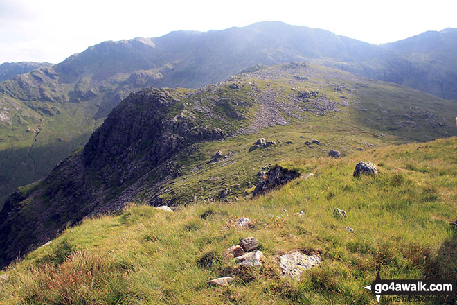 Walk c466 Rossett Pike and Black Crags (Langdale) from Great Langdale - Rosset Pike from Black Crags (Langdale) summit cairn