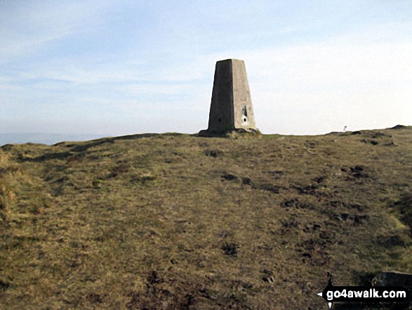 Walk s176 Gun (Staffordshire) from Meerbrook - Gun (Staffordshire) summit trig point