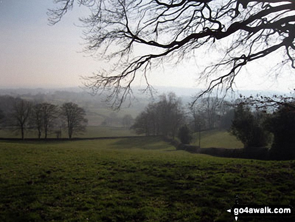 Walk s249 Gun (Staffordshire) from Rudyard Reservoir - The Staffordshire countryside from near Gun (Staffordshire)