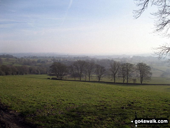 Walk s249 Gun (Staffordshire) from Rudyard Reservoir - The Staffordshire countryside from near Gun (Staffordshire)