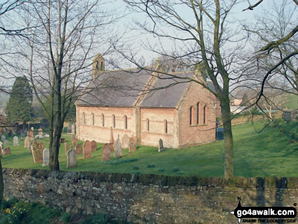 Walk c308 Renwick Fell (Thack Moor), Watch Hill and Black Fell (Haresceugh Fell) from Renwick - Renwick Church