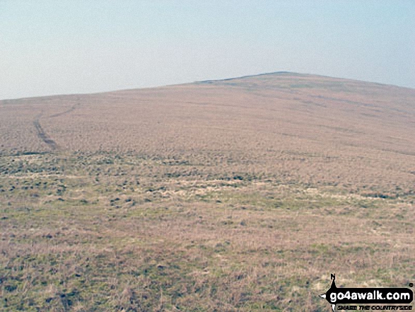 Walk c308 Renwick Fell (Thack Moor), Watch Hill and Black Fell (Haresceugh Fell) from Renwick - Renwick Fell (Thack Moor) from Watch Hill (Graystone Edge)