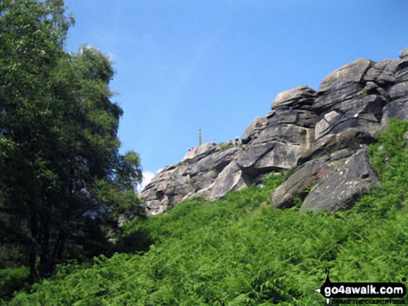 Approaching Nelson's Monument (Birchen Edge)