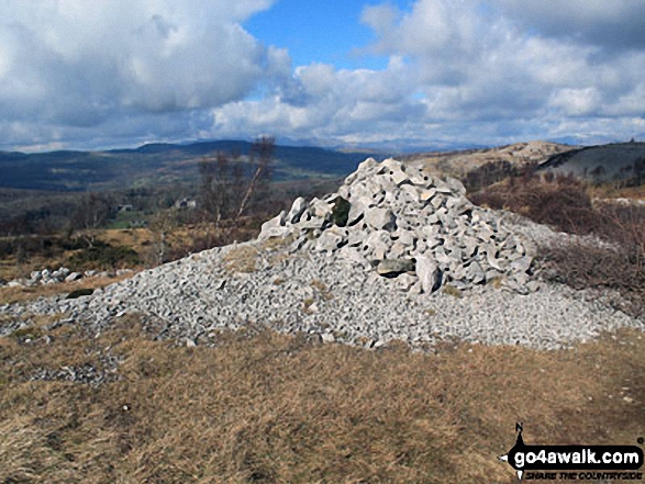 One of several large cairns on the Whitbarrow Scar ridge 