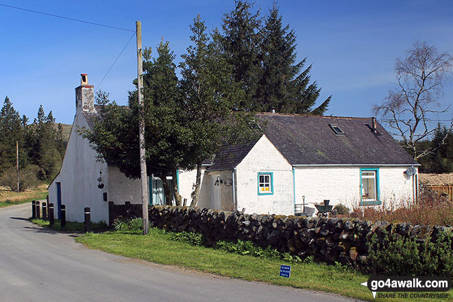 Walk dg108 Moorbrock Hill and Windy Standard from Craigengillan - The house at Craigengillan