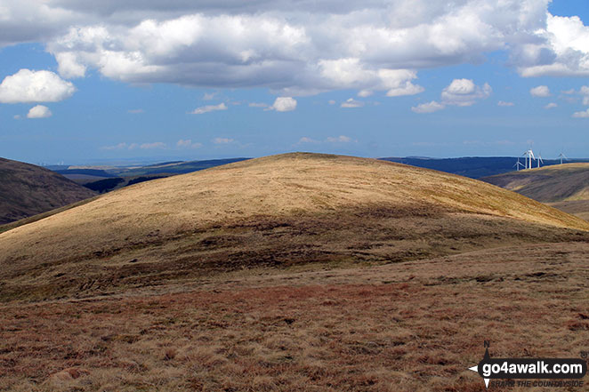 Walk Moorbrock Hill walking UK Mountains in The Southern Uplands  Dumfries and Galloway, Scotland