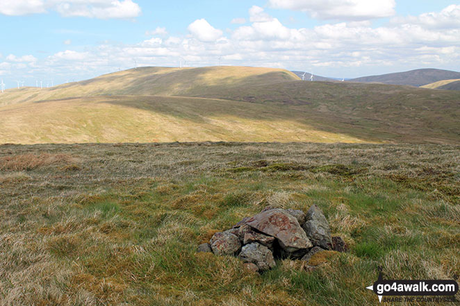 Moorbrock Hill (North Top) summit cairn