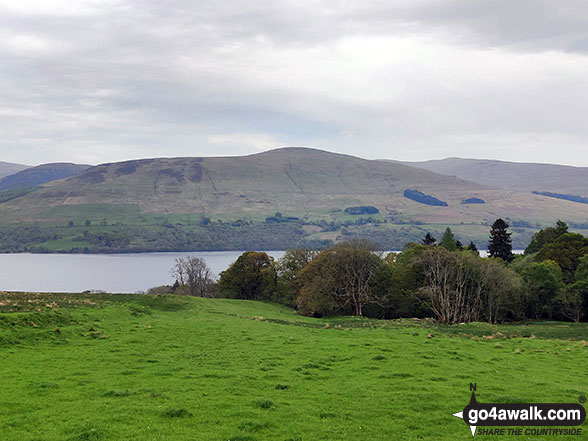 Tullich Hill across Loch Tay from Ben Lawers Farm