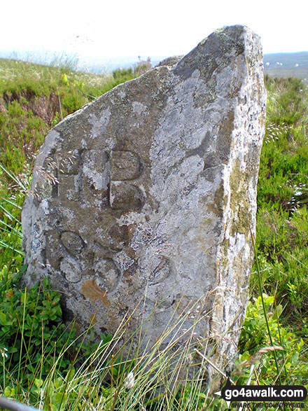 Boundary Stone east of Stac Rhos and north of Cefn Gwyntog