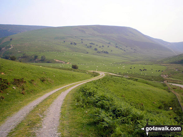 Foel Goch (Berwyns) from Ystrad-y-groes