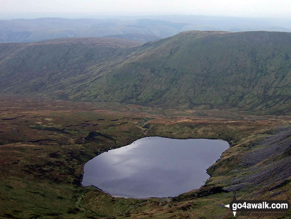 Creiglyn Dyfi from Erw y Ddafad-ddu with Gwaun Lydan (middle left) and Drysgol (Aran Fawddwy) (middle right) beyond