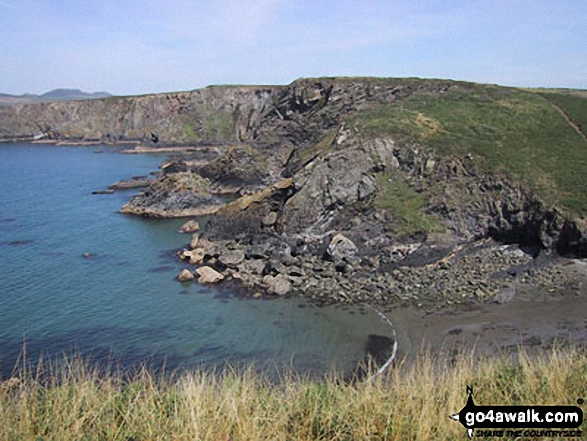 Walk pe142 Carregwastad Point from Llanwnda - The Pembrokeshire Coast Path