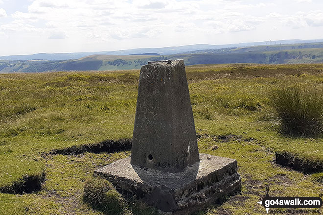 Mynydd Carn-y-Cefn summit trig point 