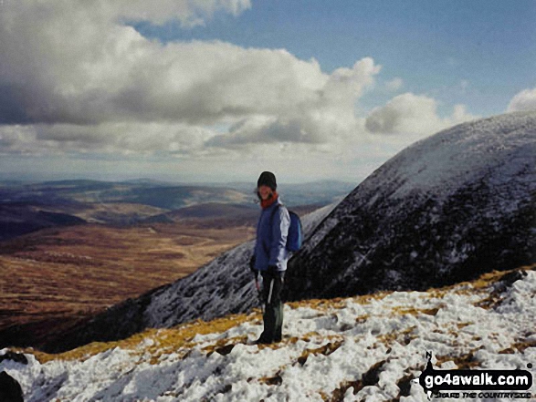 Sharon Weadick on Toin Le Gaoth in The Wicklow Moutains County Wicklow Ireland