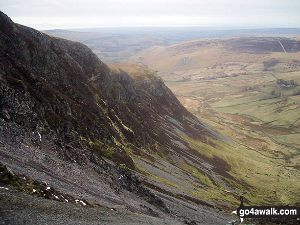 Walk c248 Skiddaw from High Side - Dead Crags (Bakestall) from Birkett Edge