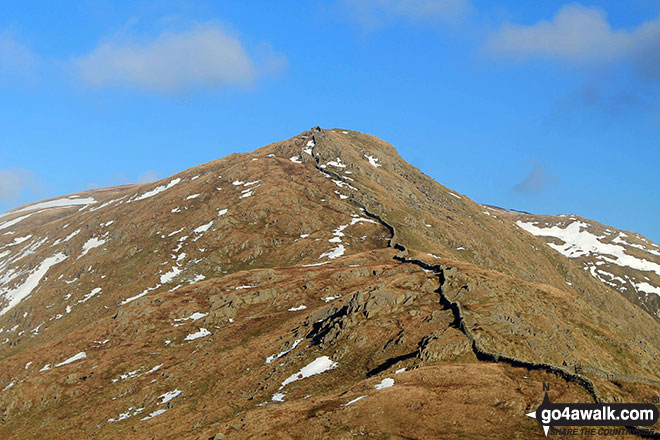 Walk c389 Great Rigg, Fairfield and Hart Crag from Ambleside - High Pike (Scandale) from Low Pike (Scandale)