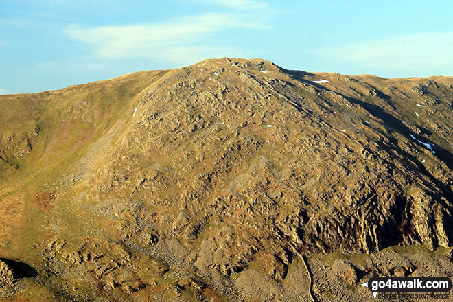 Walk c389 Great Rigg, Fairfield and Hart Crag from Ambleside - Heron Pike (North Top) from Low Pike (Scandale)