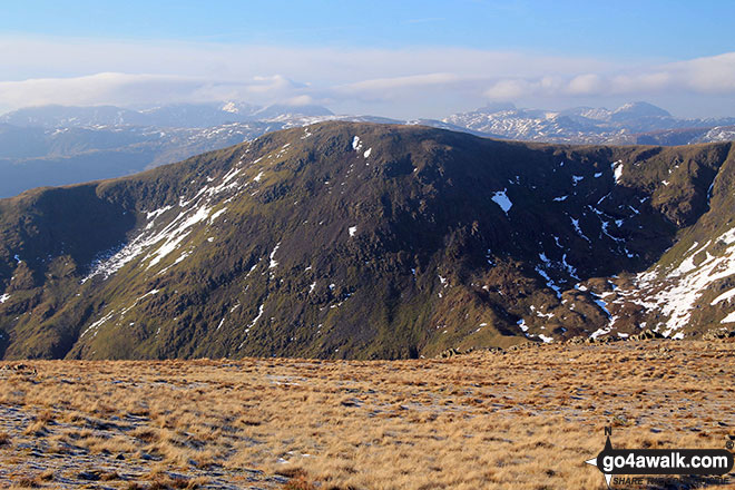 Walk c389 Great Rigg, Fairfield and Hart Crag from Ambleside - Great Rigg from Hart Crag