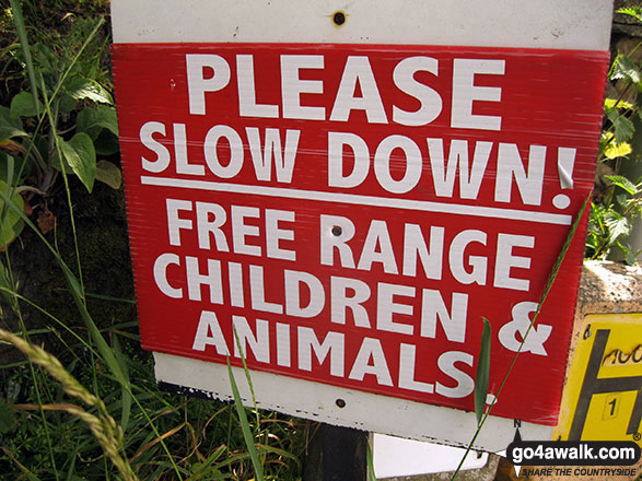 Sign outside the Swinside Inn near Portinscale