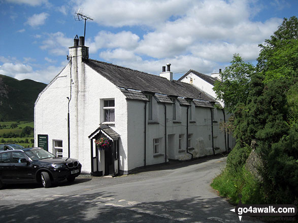 Cottages next door to the Swinside Inn near Portinscale 