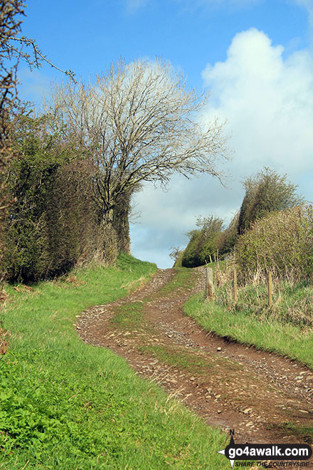 Walk c493 St Johns Hill and Caermote Hill from Bothel - Track on Borrowscale