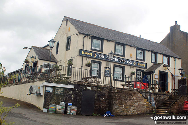 Walk c493 St Johns Hill and Caermote Hill from Bothel - The Greyhound Inn, Bothel