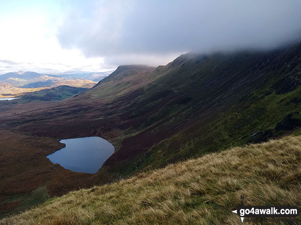 Llyn Cyri from Braich Ddu (Craig Cwm-llwyd) 