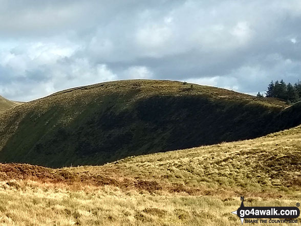 Craig Portas (East Top) from the lower slopes of Craig Portas 