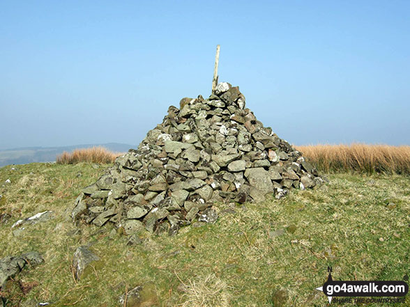 Walk bo106 Carby Hill (Caerba Hill) from Newcastleton - Carby Hill (Caerba Hill) summit