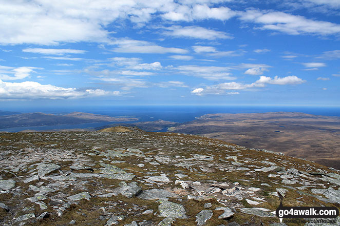 The view from the summit of Ben Hope