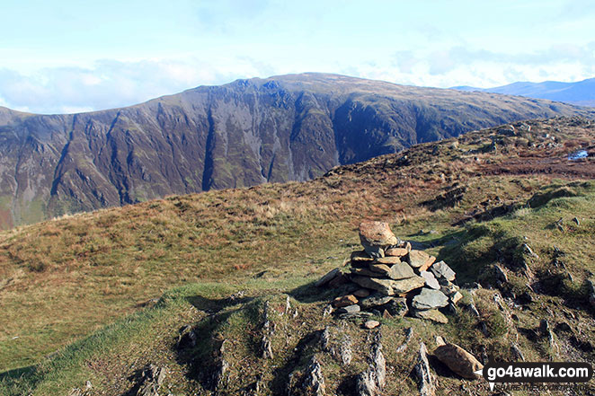 Walk c295 Hay Stacks and Fleetwith Pike from Gatesgarth, Buttermere - Dale Head (Newlands) from Fleetwith Pike summit