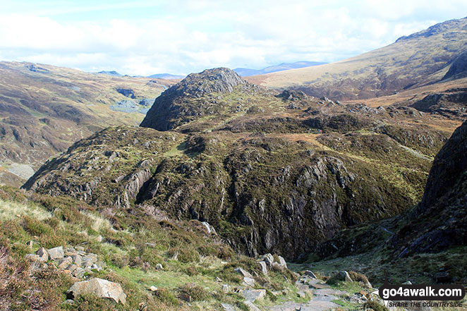 Walk c406 Hay Stacks from Gatesgarth, Buttermere - Green Crag (Buttermere) from Hay Stacks (Haystacks)