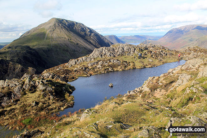 Walk c228 Hay Stacks from Buttermere - Seat (Buttermere) and High Crag (Buttermere) from Hay Stacks (Haystacks)