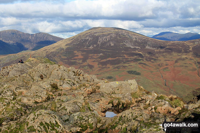 Walk c295 Hay Stacks and Fleetwith Pike from Gatesgarth, Buttermere - Robinson from Hay Stacks (Haystacks)